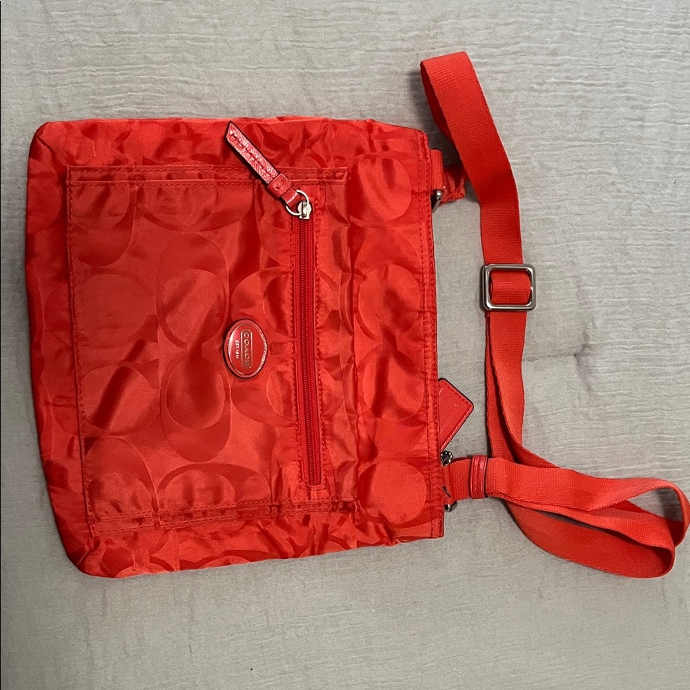 Coach orange Crossbody Bag